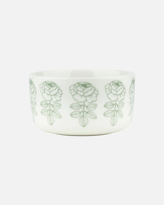 Oiva / Vihkiruusu Bowl 500ml in White, Sage