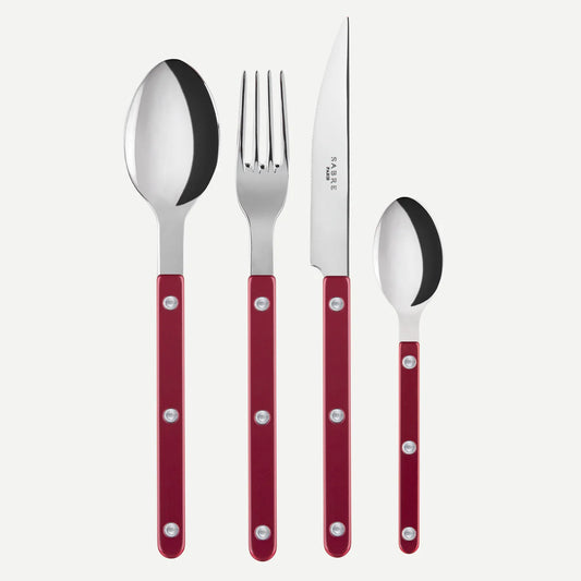 Bistrot Pearly Shiny Cutlery - Red