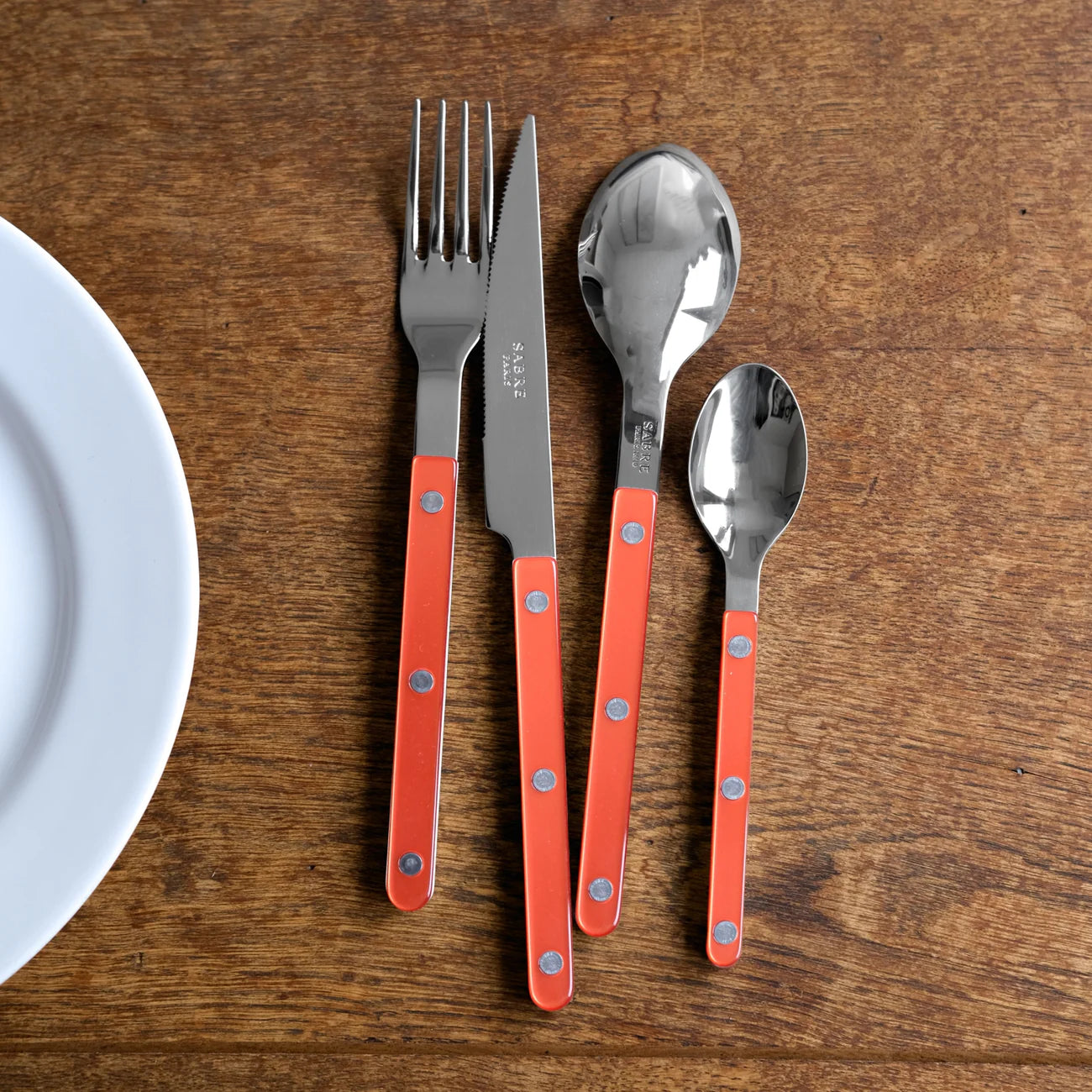 Bistrot Pearly Shiny Cutlery - Orange