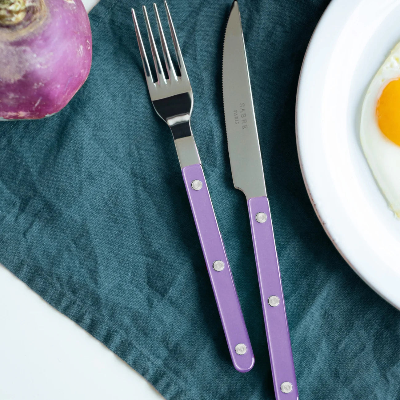 Bistrot Pearly Shiny Cutlery - Lilac
