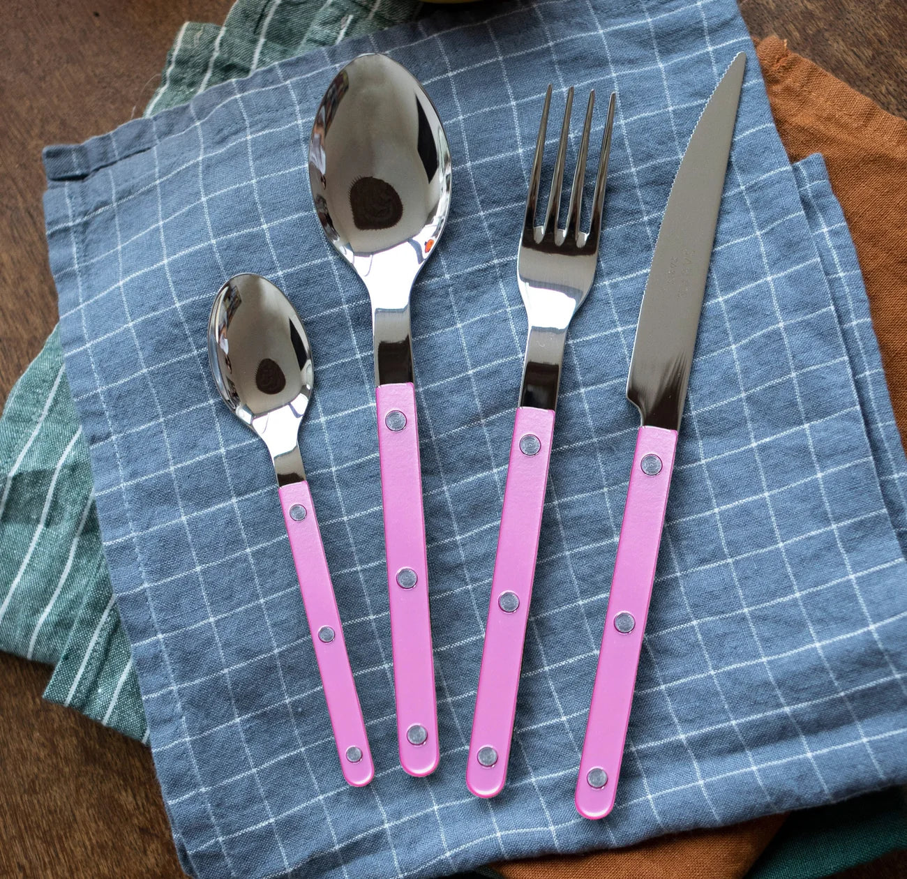 Bistrot Pearly Shiny Cutlery - Pink