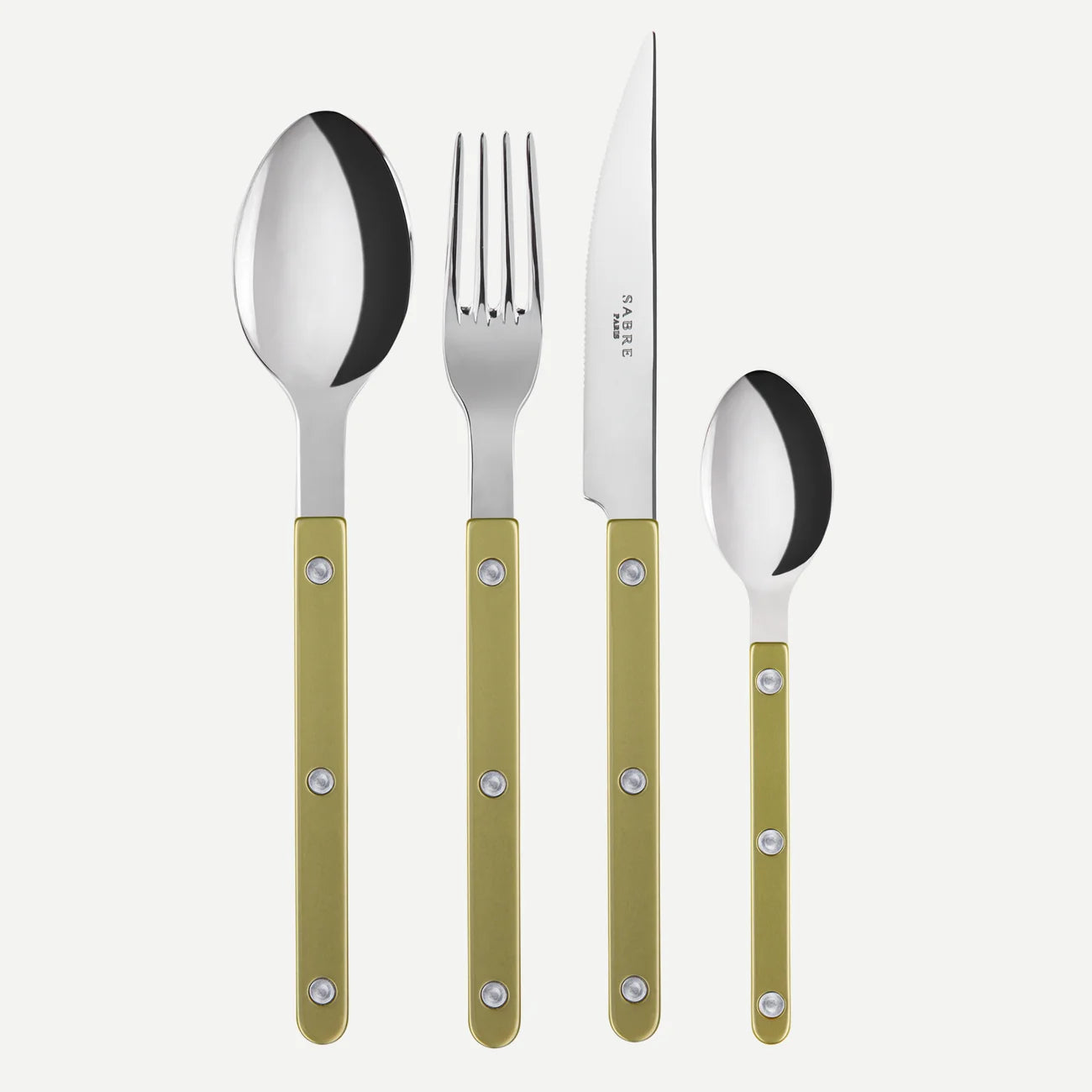 Bistrot Pearly Shiny Cutlery - Moss