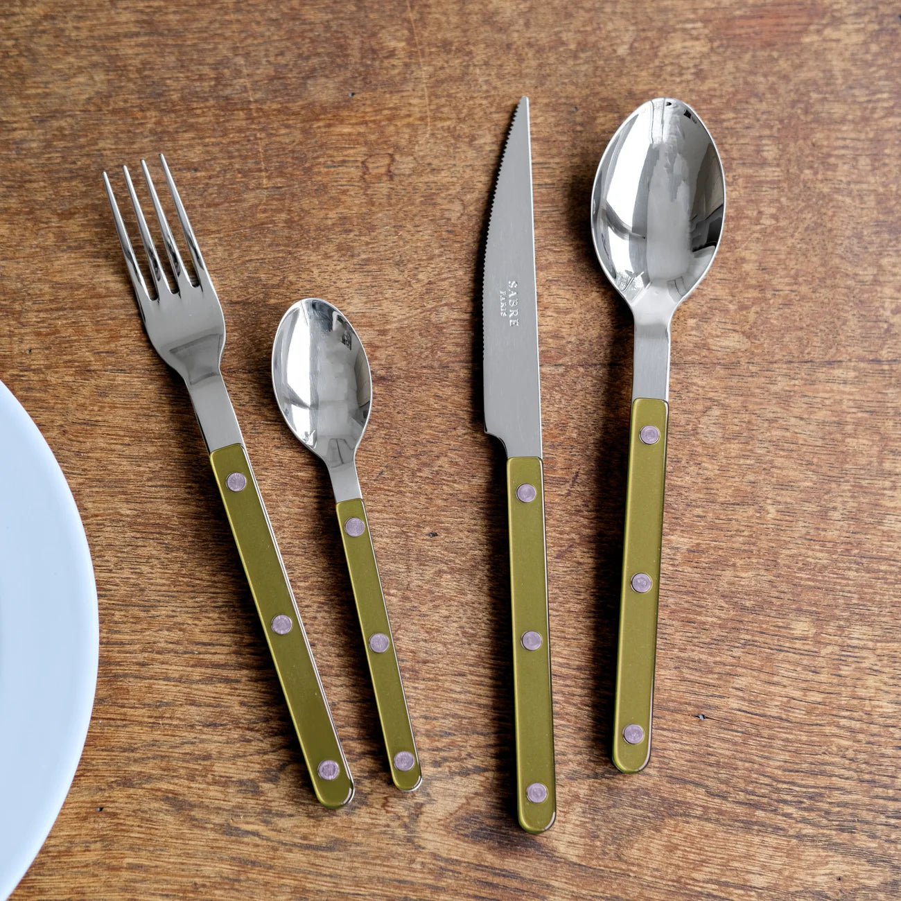 Bistrot Pearly Shiny Cutlery - Moss
