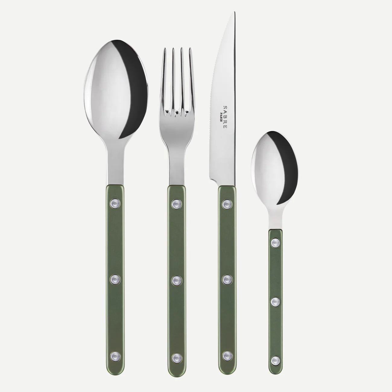 Bistrot Pearly Shiny Cutlery - Dark Green