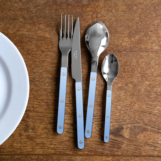 Bistrot Pearly Shiny Cutlery - Light Blue