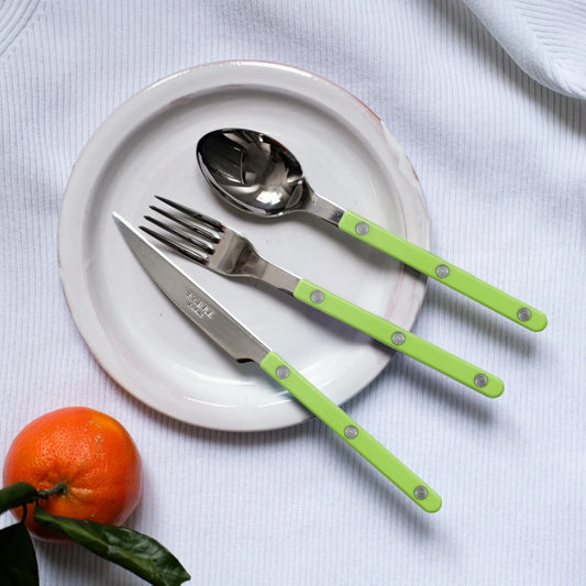Bistrot Shiny Solid Cutlery - Lime