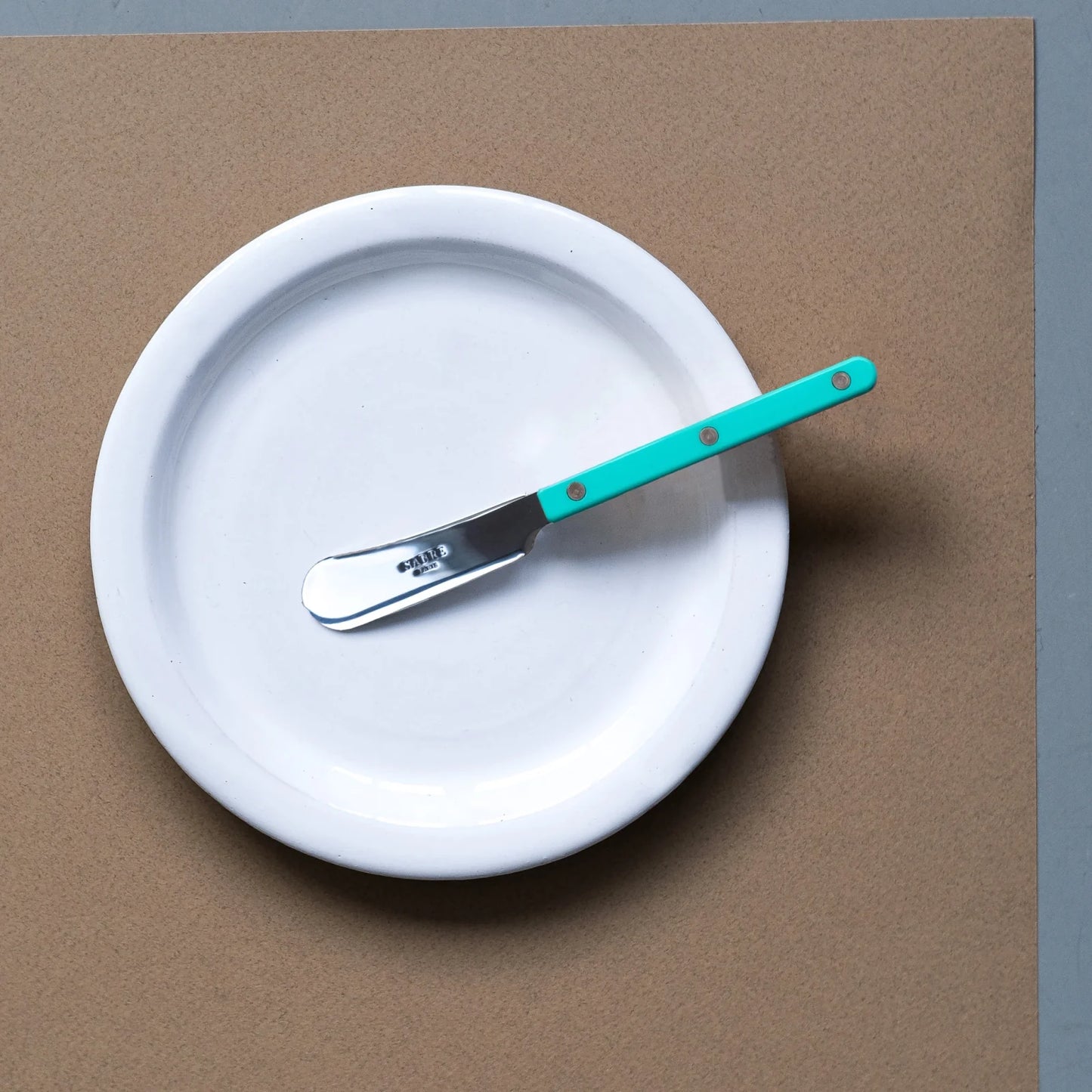 Sabre Paris Bistrot Shiny Solid Cutlery - Turquoise