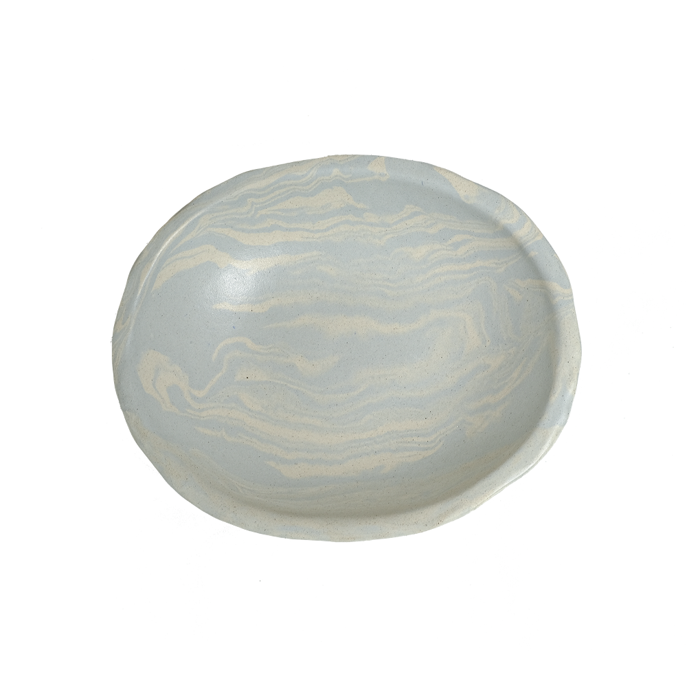 Egg Bowl Marble Cloud Large