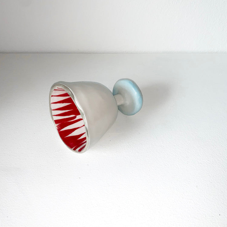 Red Checkerboard Bowl