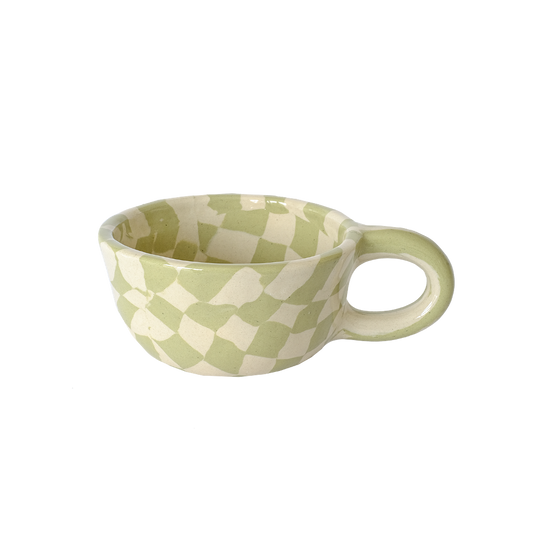 Latte Mug Check Apple 260ml