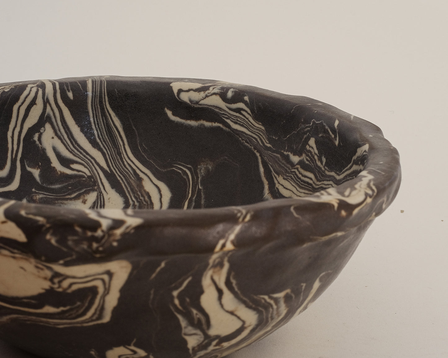 Marble Bowl Dark Chocolate Small