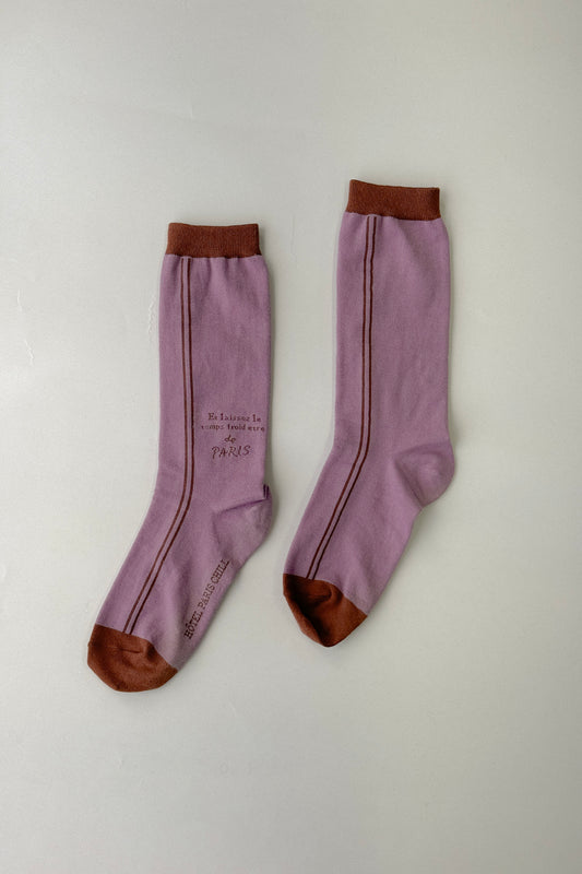 Cuddle Weather Socks (Lilac)