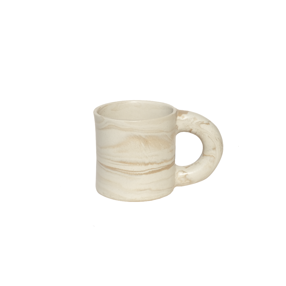 Marble Mug Ivory S