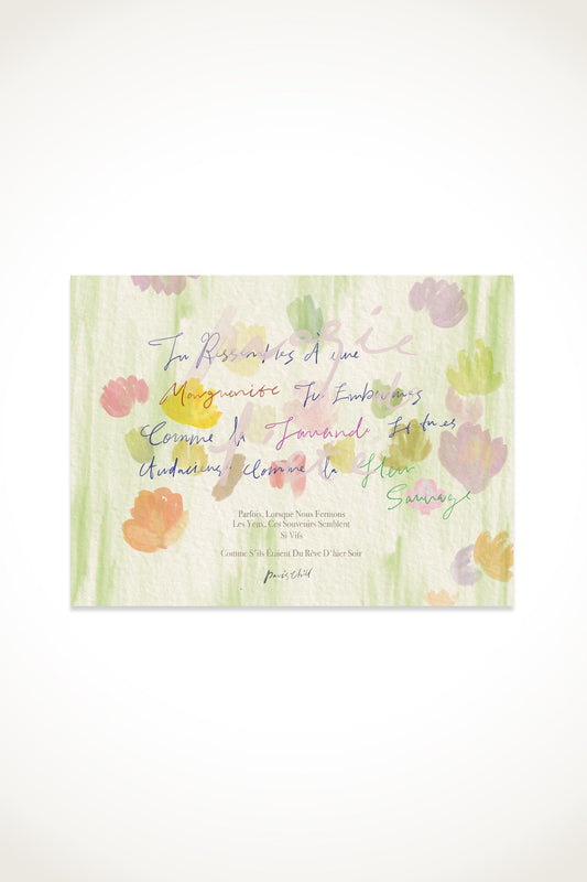 When Life Gives You Flowers Postcard