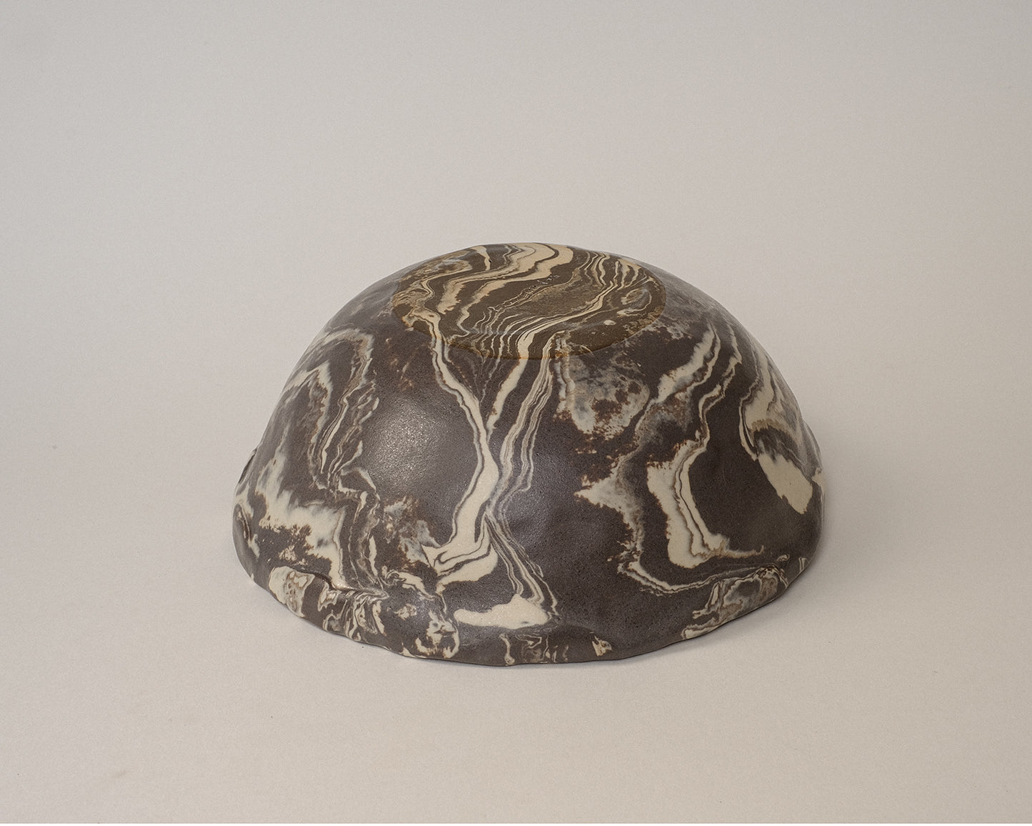 Marble Bowl Dark Chocolate Small