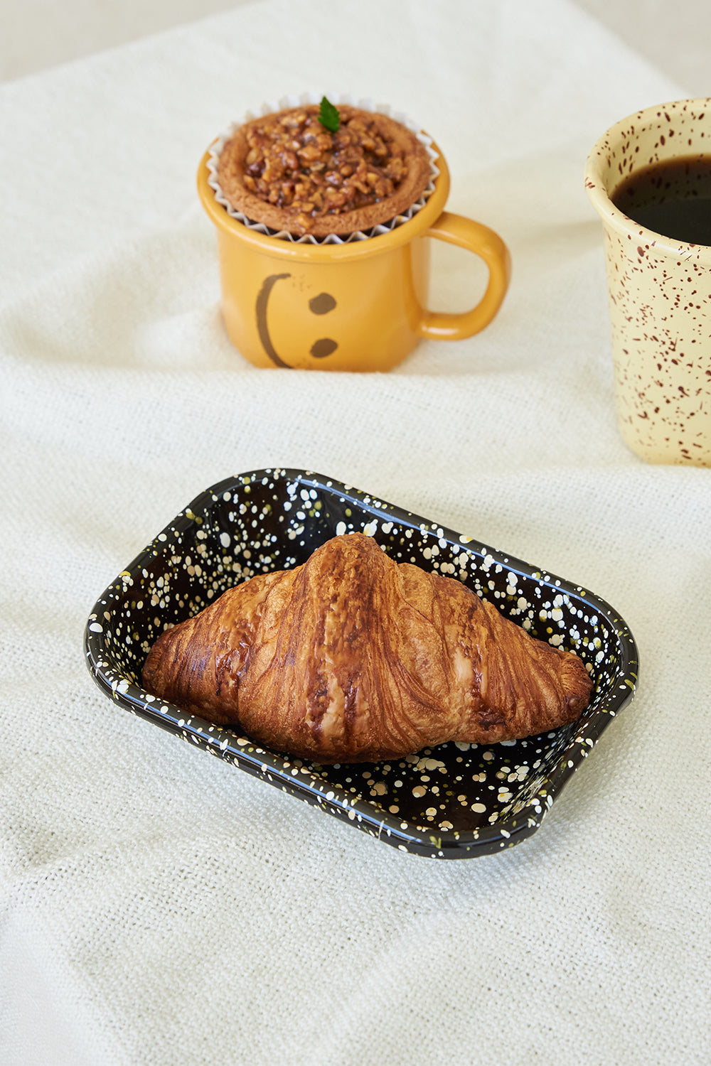 Universe Enamelware Tray 16cm (Earth White)