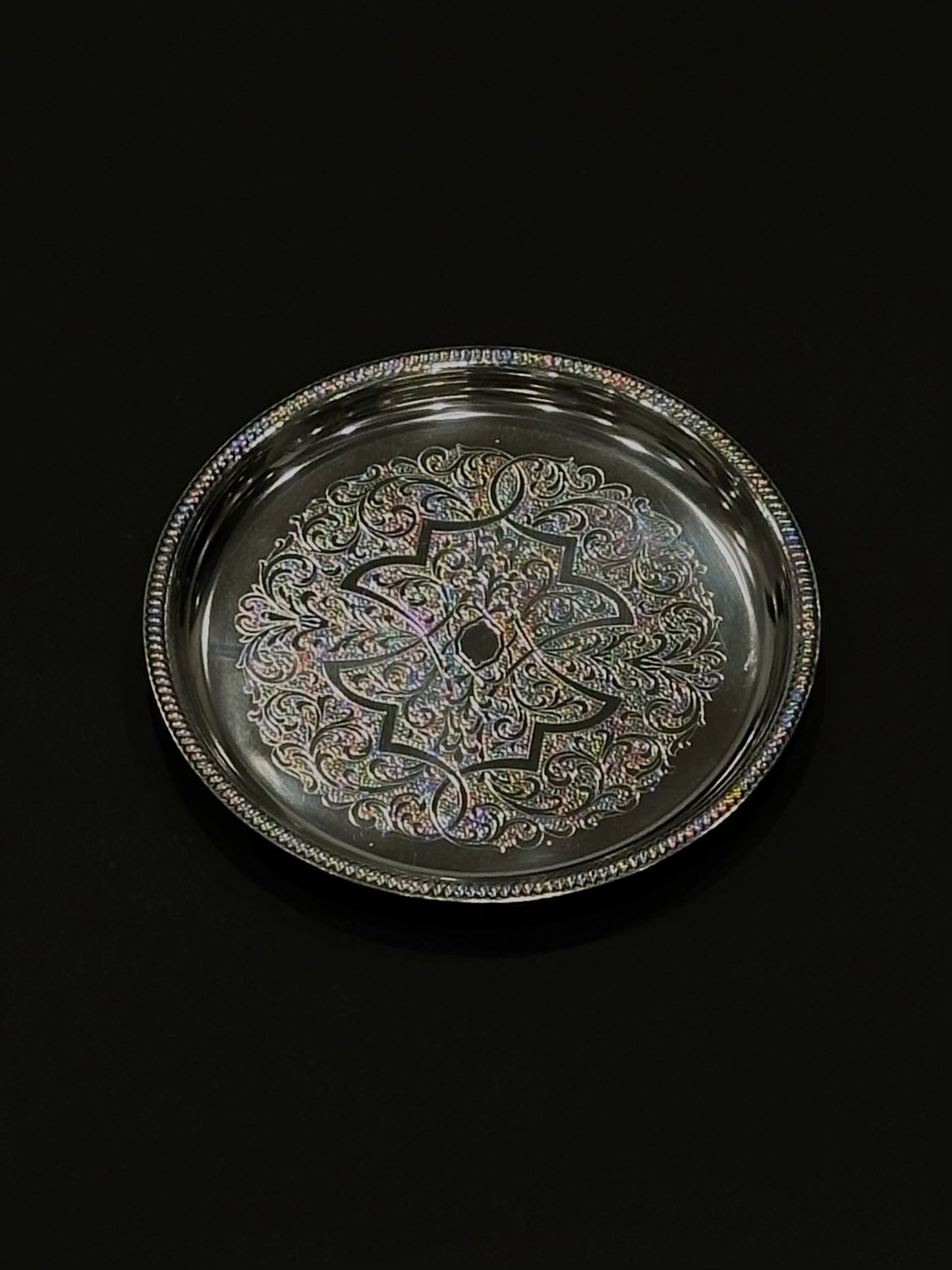 San Marco Damascene Round Saucer 15cm