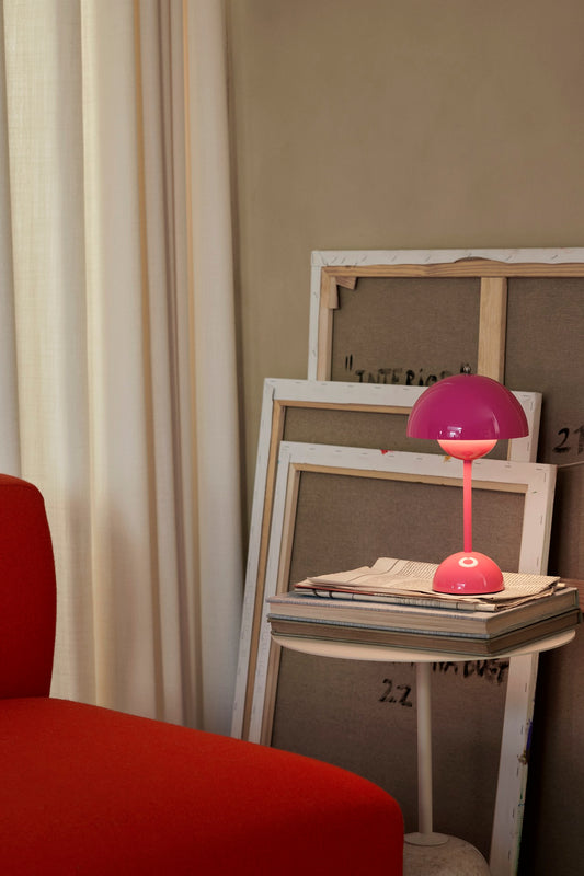 Flowerpot VP9 Verner Panton 1968 (Tangy Pink)