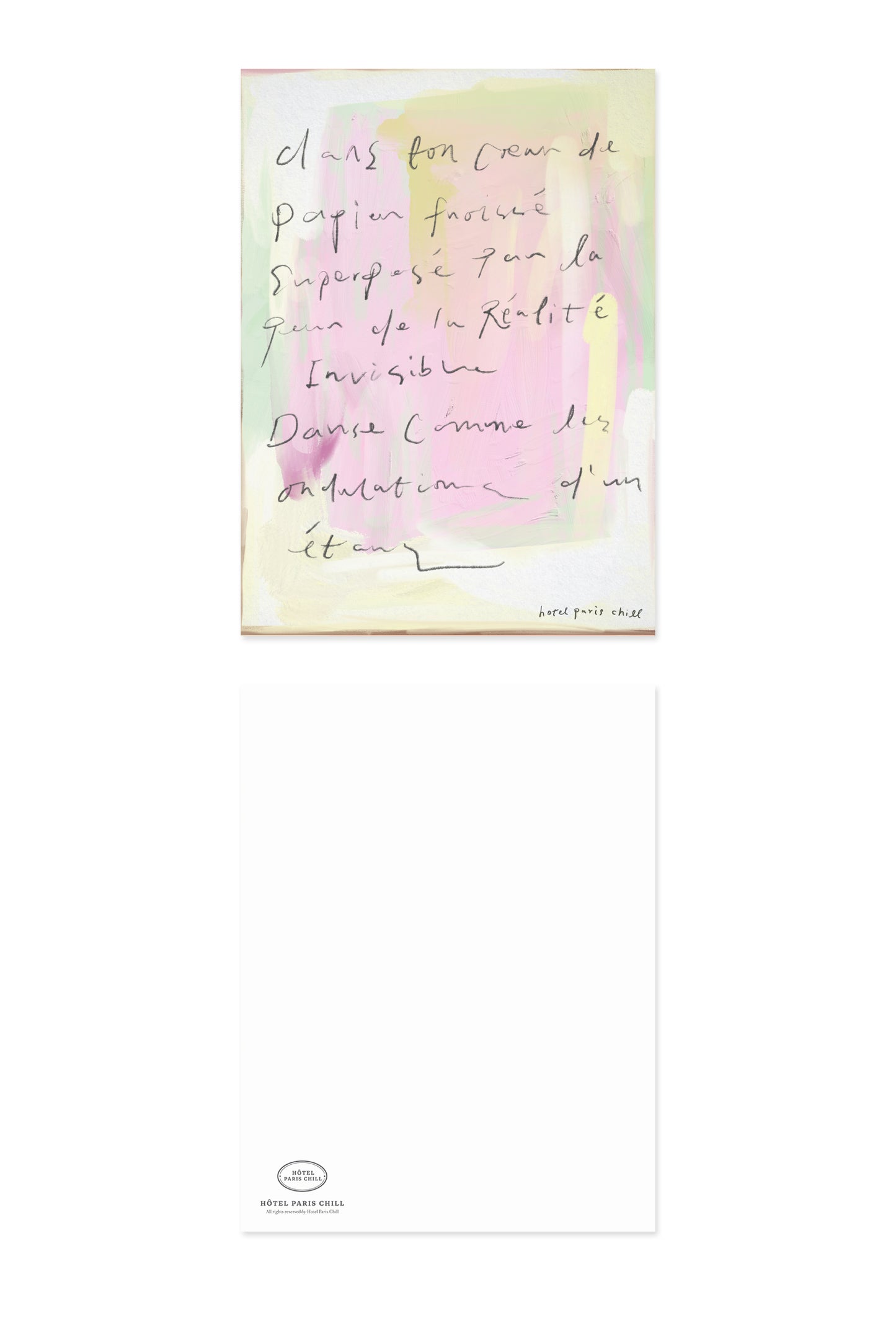 Layers of Worries Postcard
