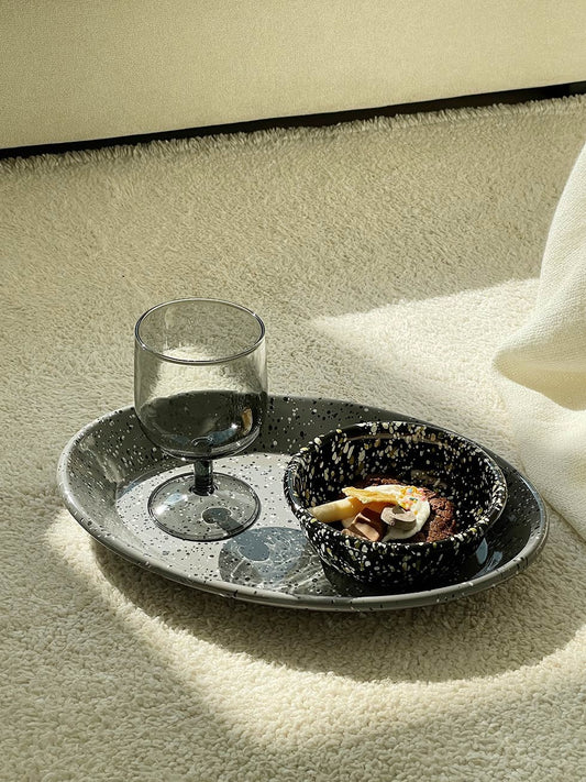 Universe Enamelware Bowl 12cm (Earth White)