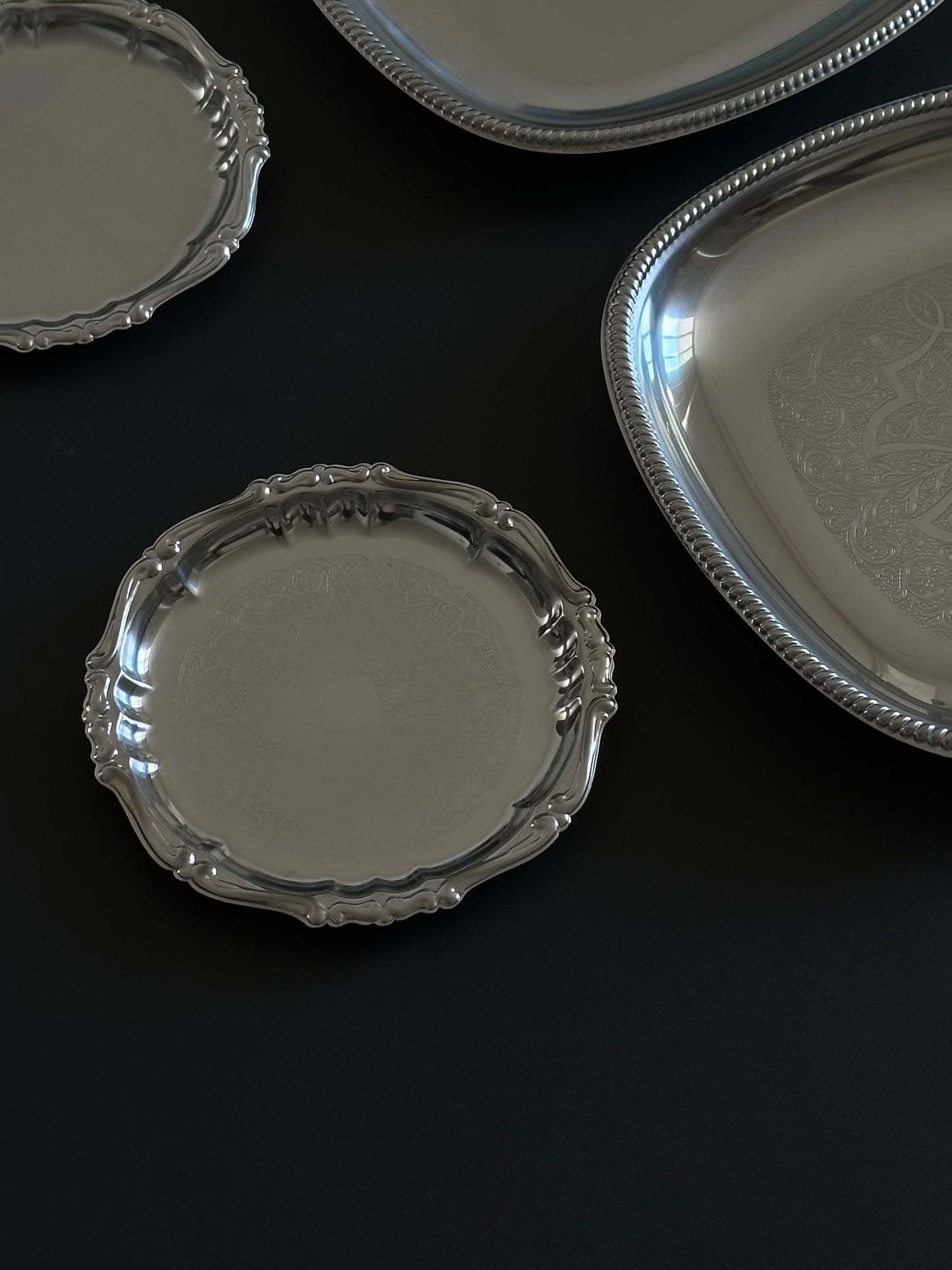 Barocco Damascene Round Saucer 13.5cm
