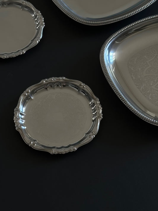 Barocco Damascene Round Saucer 13.5cm