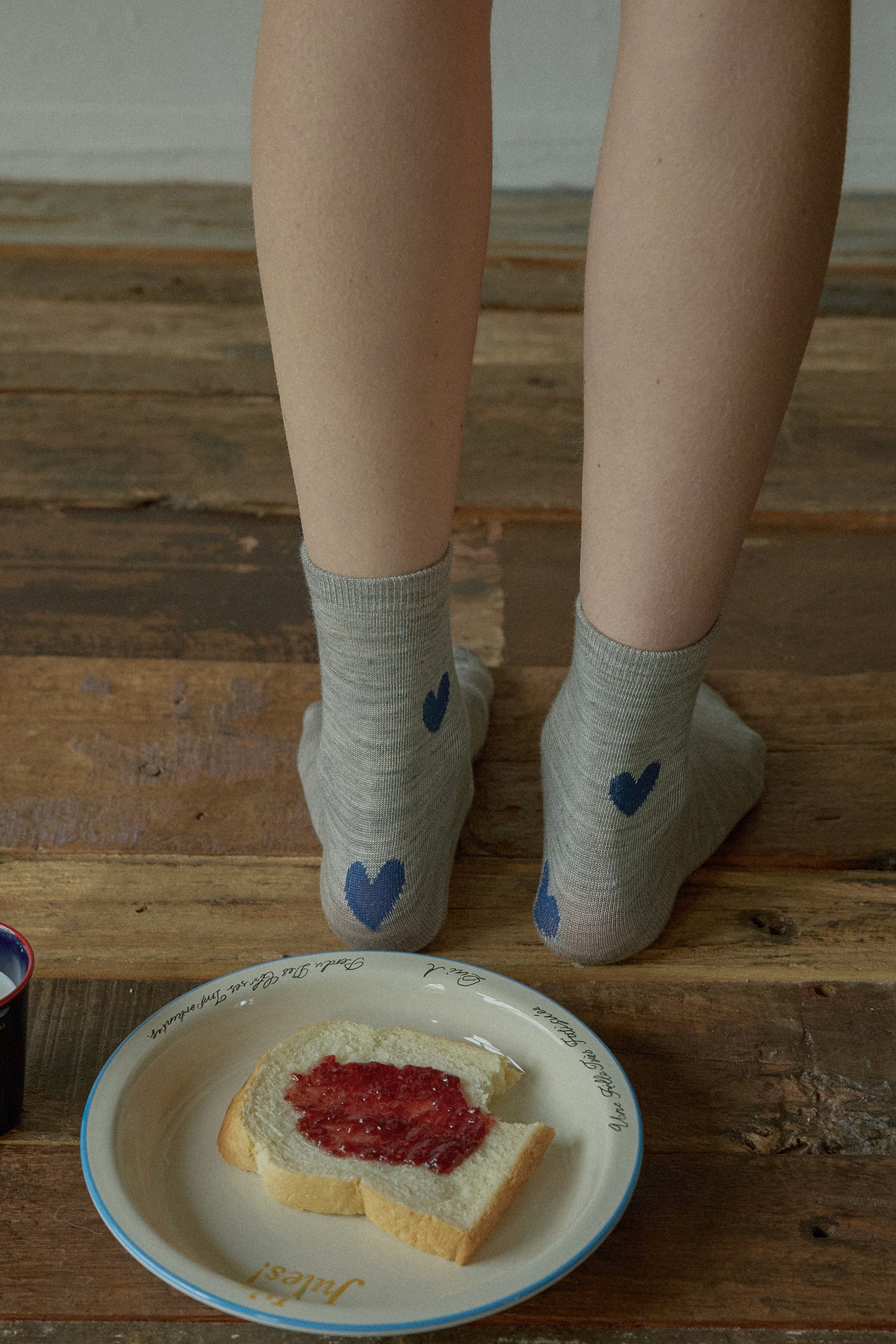 Coeur Wool Socks (Grey)