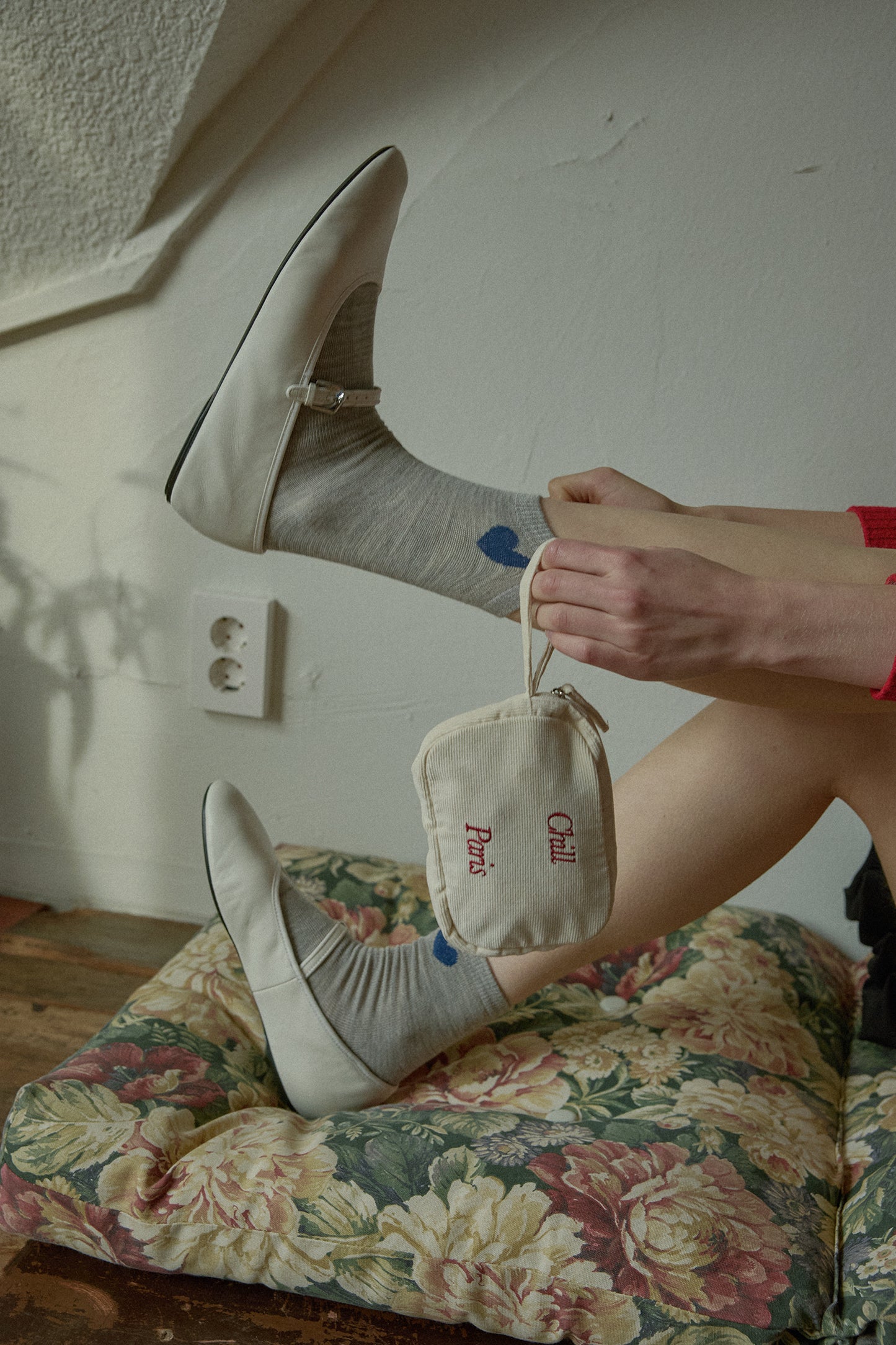 Coeur Wool Socks (Grey)