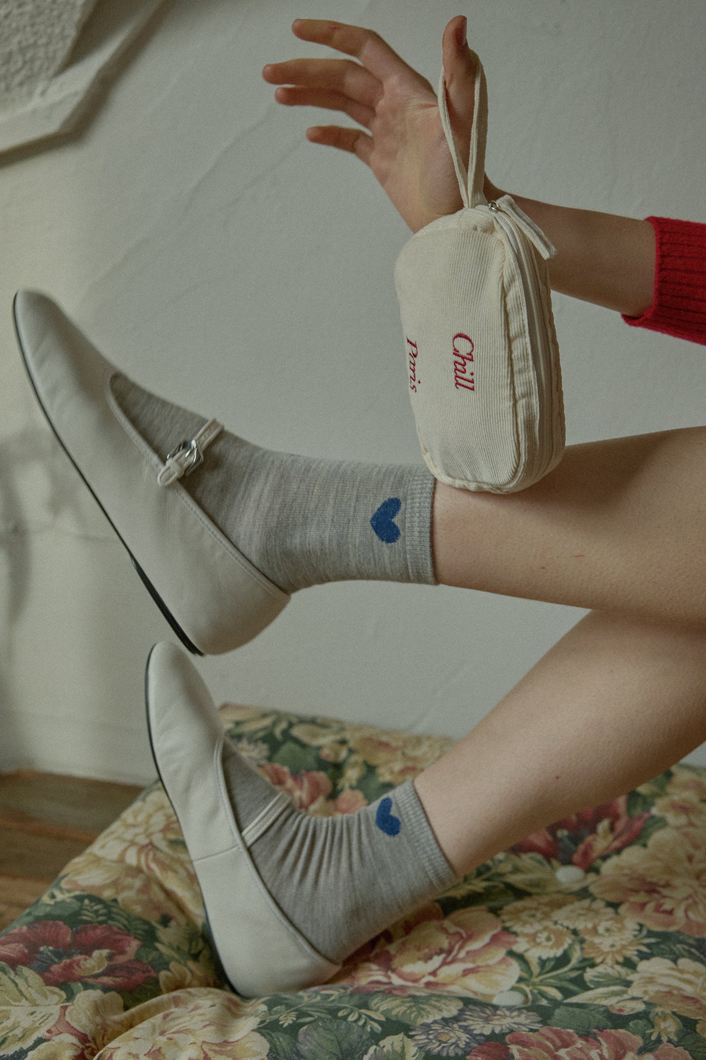 Coeur Wool Socks (Grey)