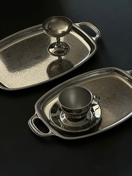Cappuccino Cups With Saucers Set of 2