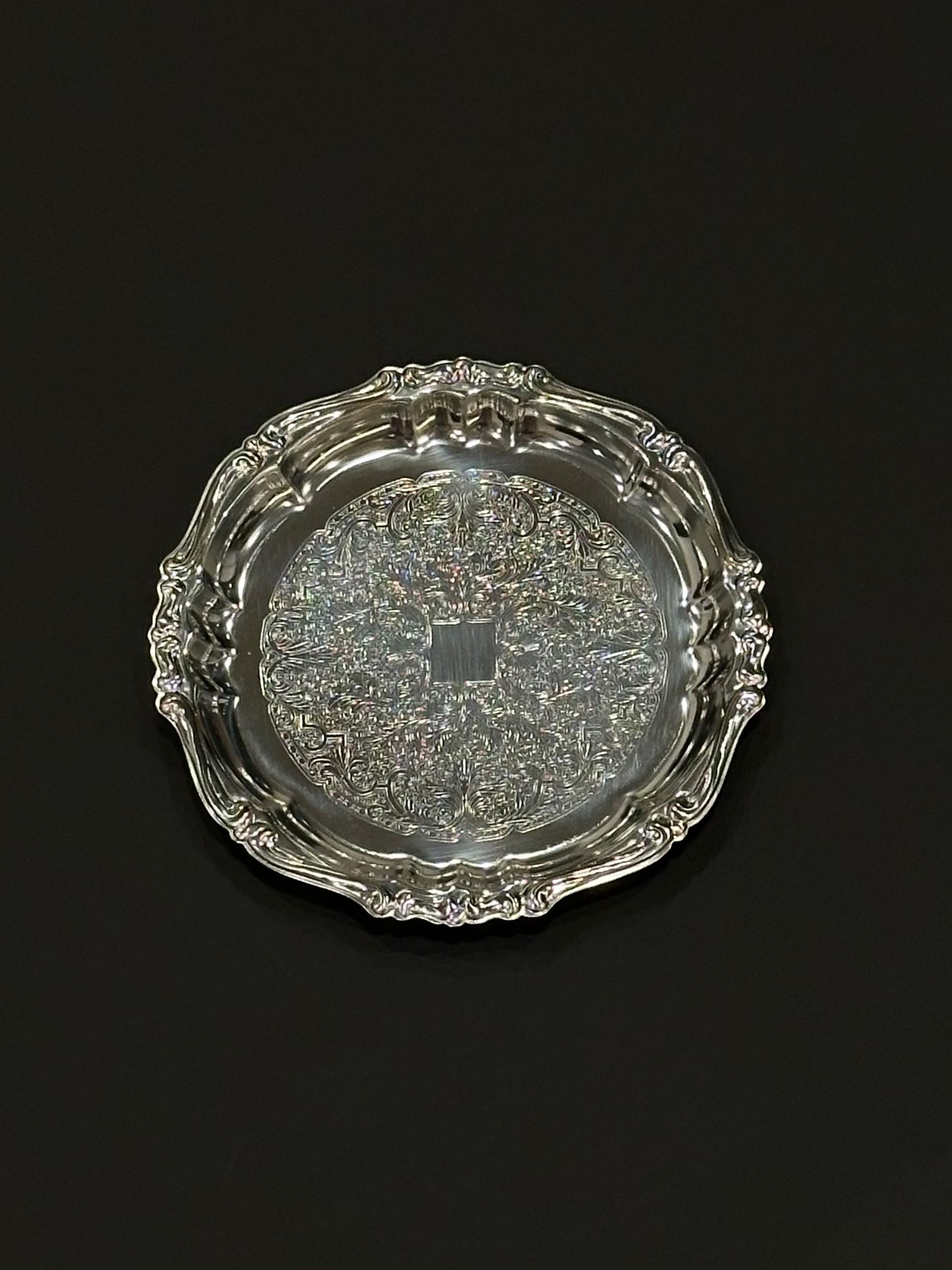 Barocco Damascene Round Saucer 13.5cm