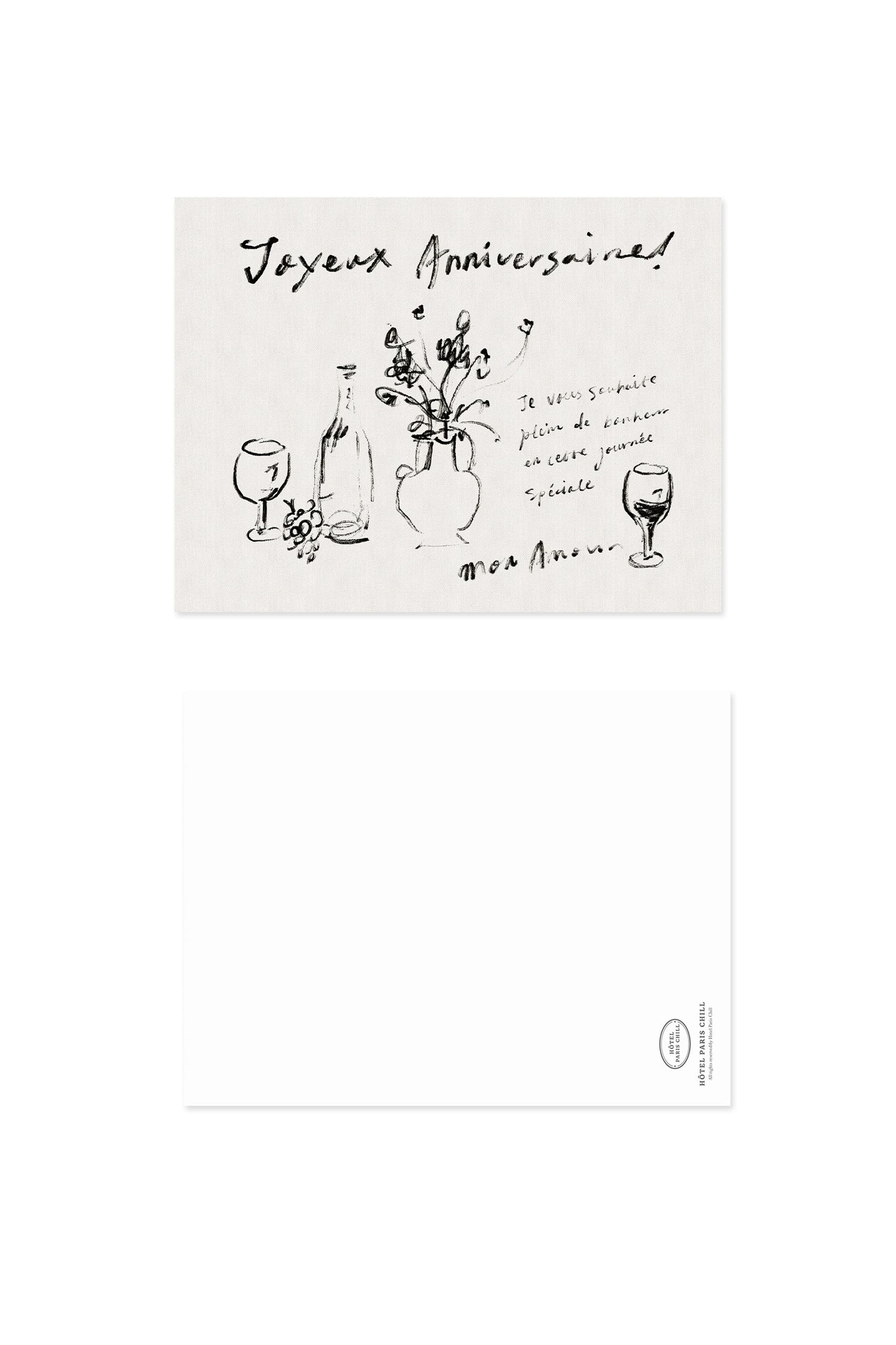 On Our Anniversary Postcard