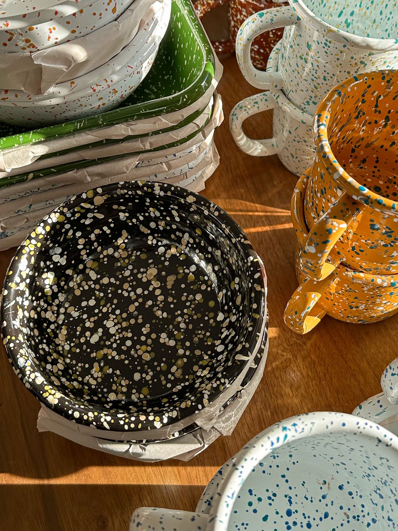 Universe Enamelware Bowl 12cm (Earth White)
