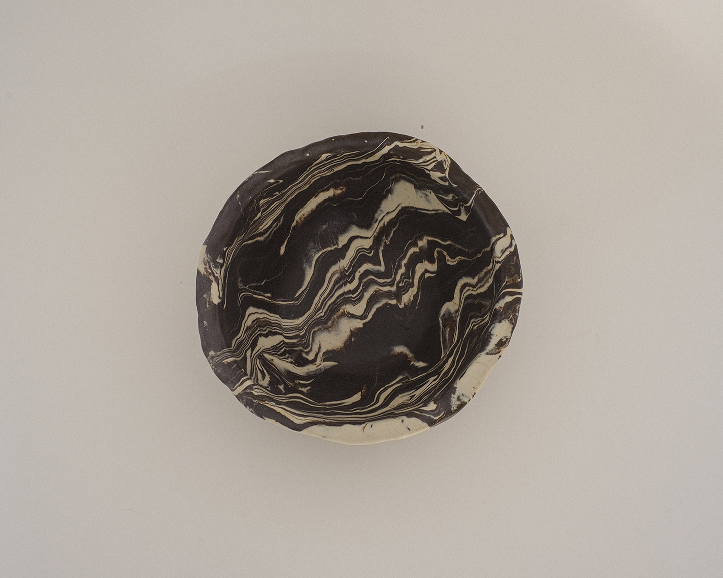 Marble Bowl Dark Chocolate Small