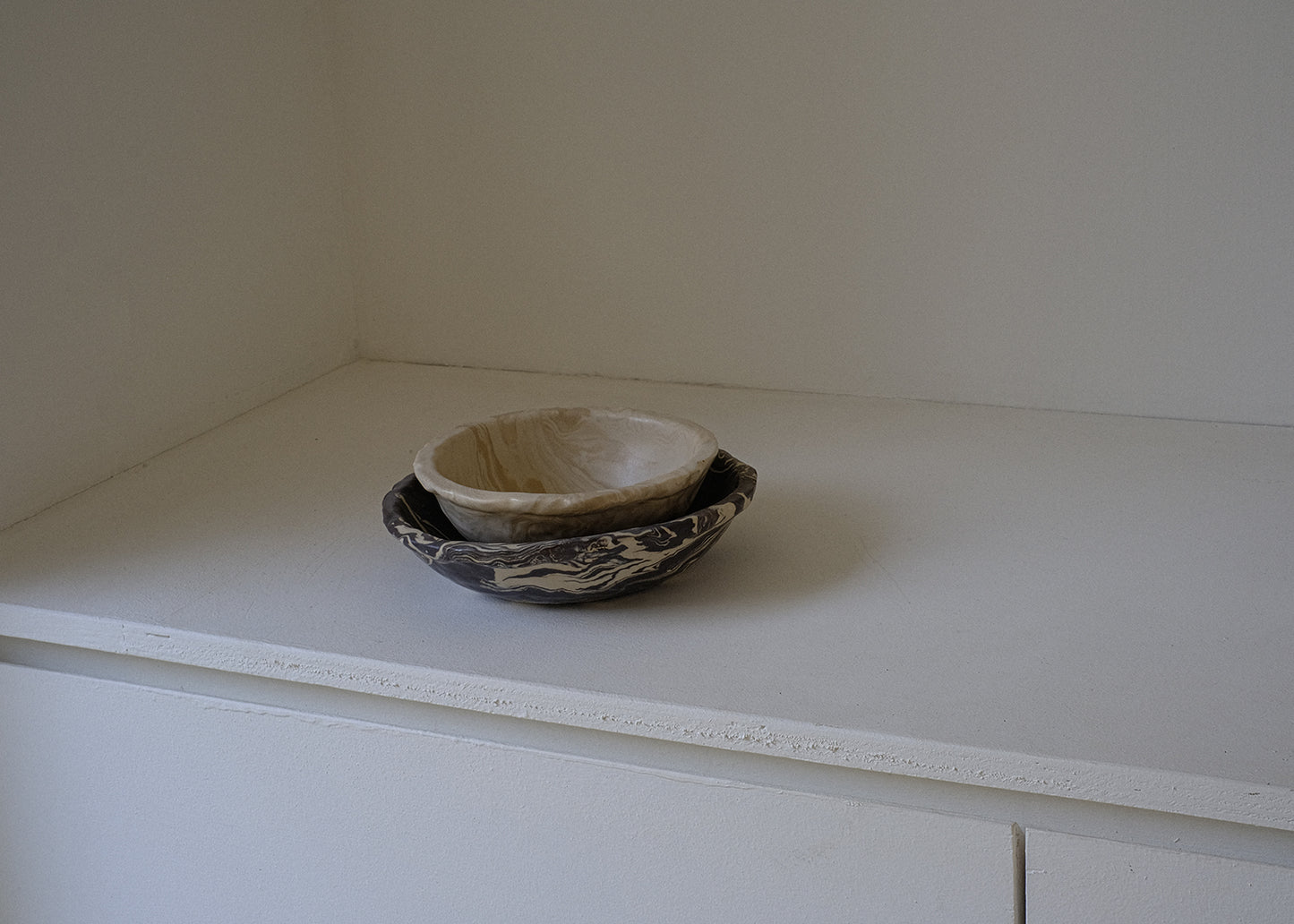 Marble Bowl Dark Chocolate Small