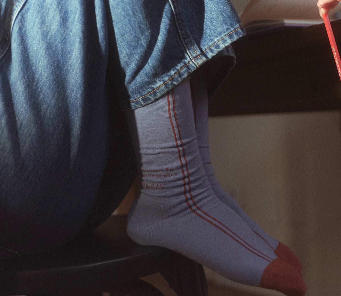 Cuddle Weather Socks (Dusty Blue)
