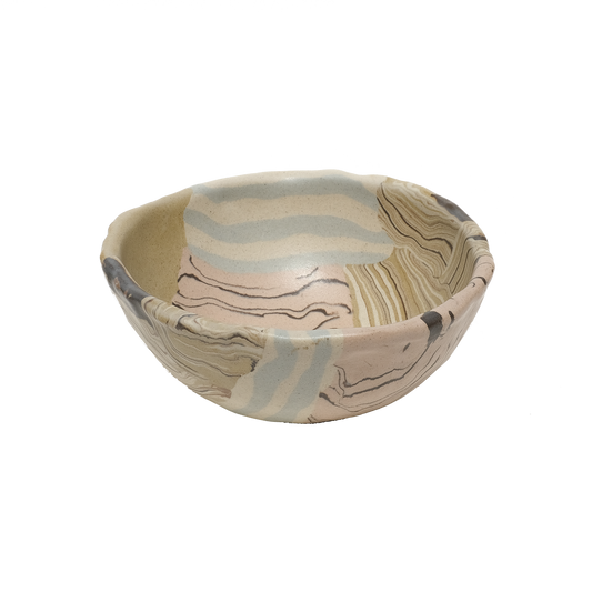 Coconut Bowl Patchwork Lotus 14cm