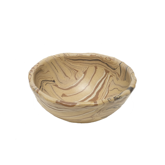 Coconut Bowl Patchwork Ocher 14cm
