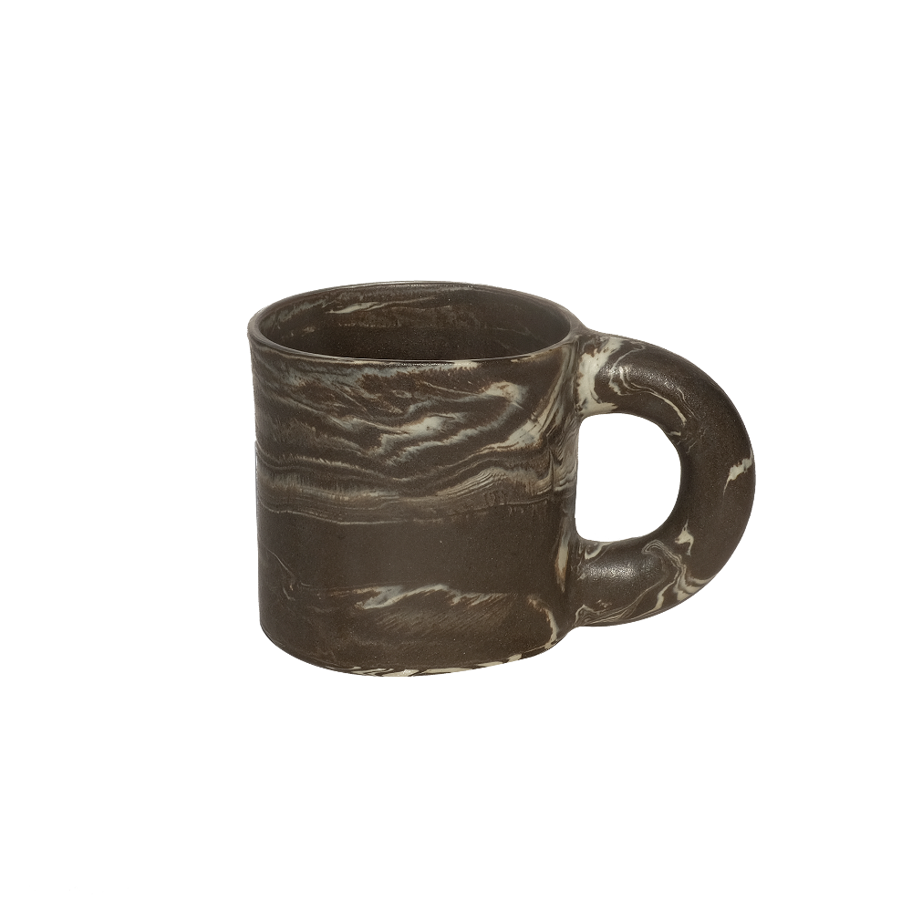Marble Mug Dark Chocolate M