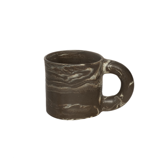 Marble Mug Dark Chocolate M