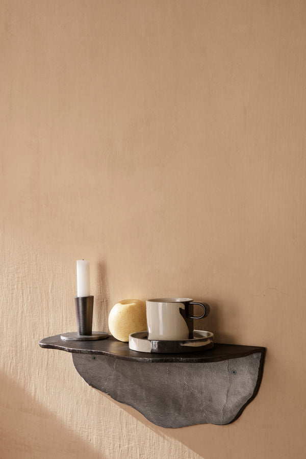 Inlay Cup with Saucer 200ml (Sand/Black)