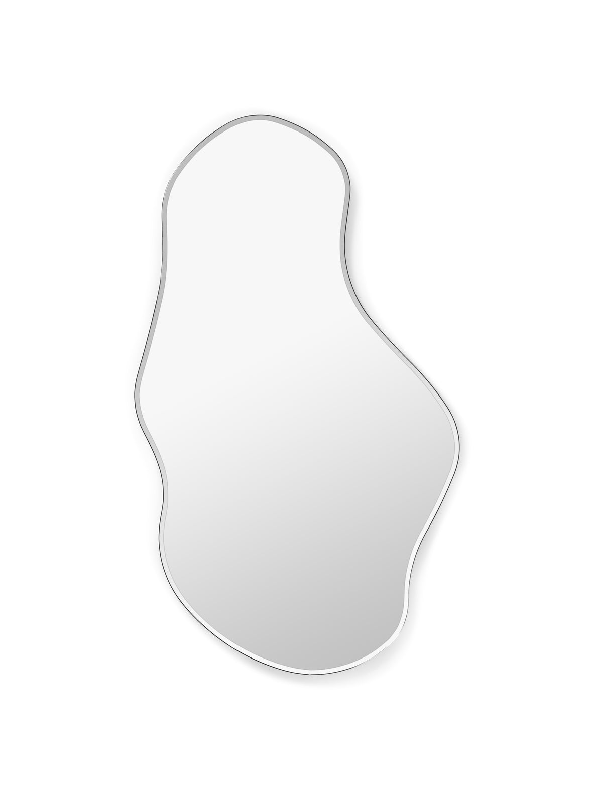 Pond Mirror Large (Dark Chrome)