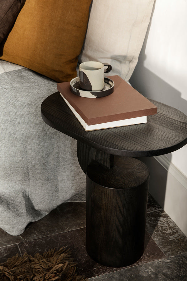 Inlay Cup with Saucer 200ml (Sand/Black)