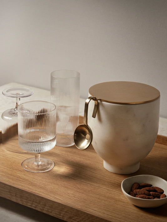 Ripple Wine Glasses Set of 2 (Clear)
