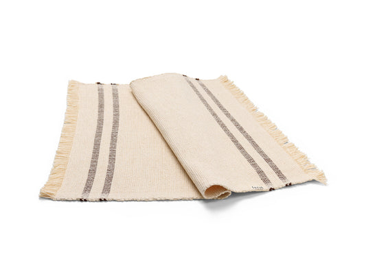 Savor Placemat (Off-White & Chocolate)