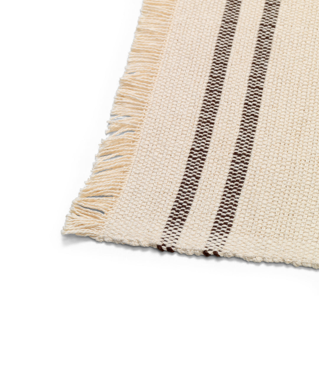 Savor Placemat (Off-White & Chocolate)