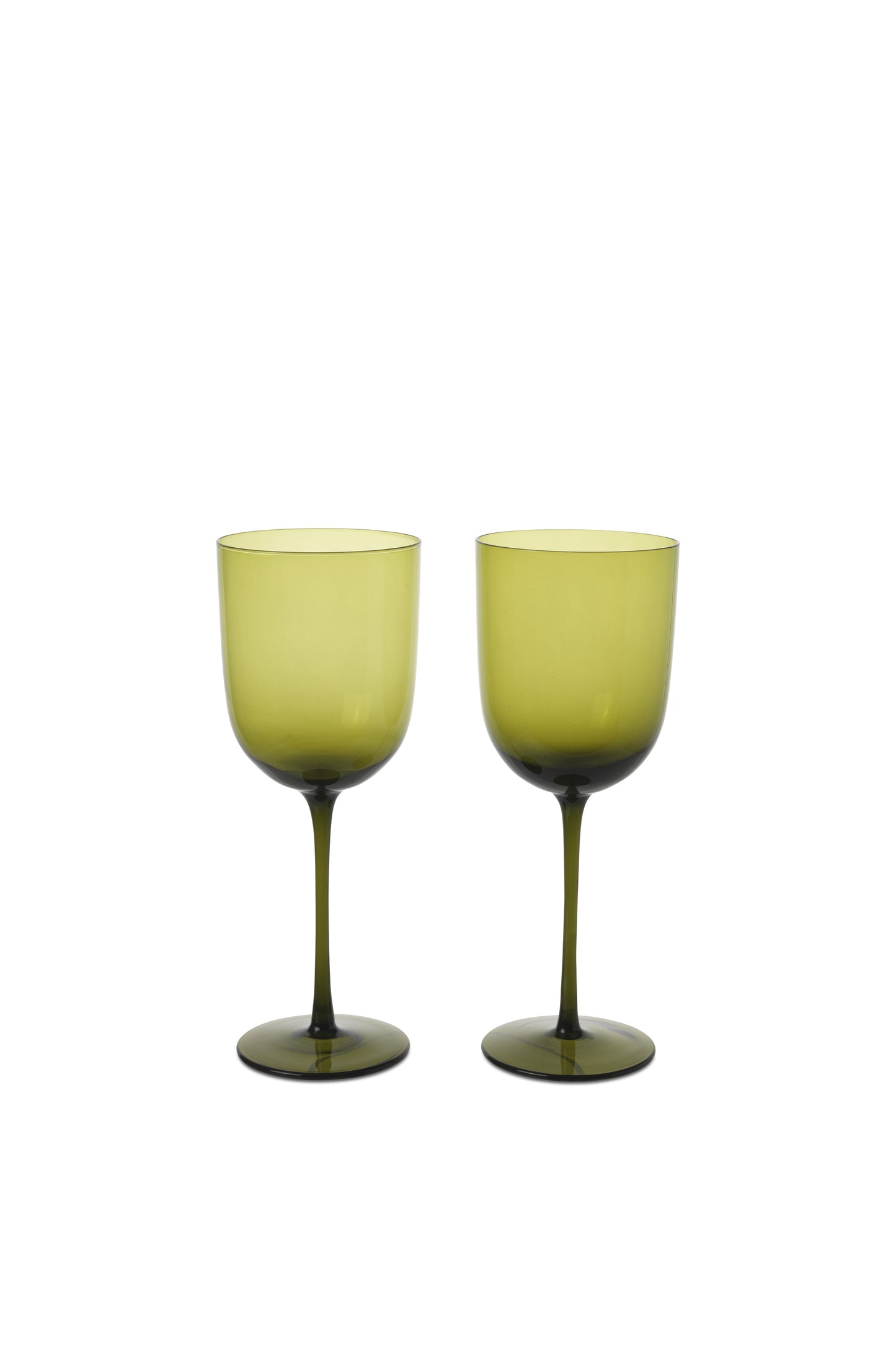 Host Red Wine Glasses Set of 2 (Moss Green)