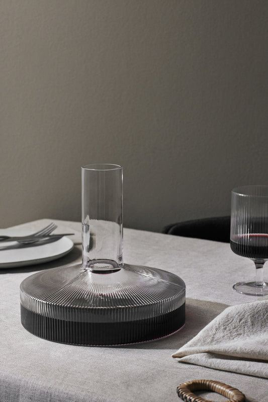 Ripple Wine Carafe (Clear)