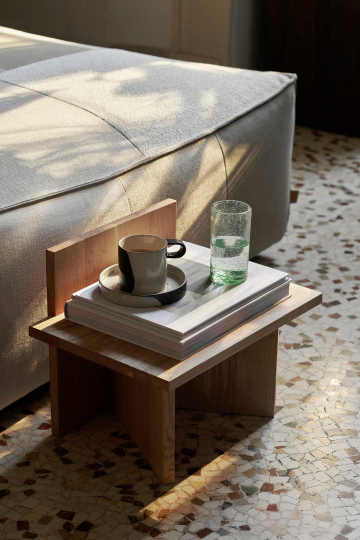 Inlay Cup with Saucer 200ml (Sand/Black)