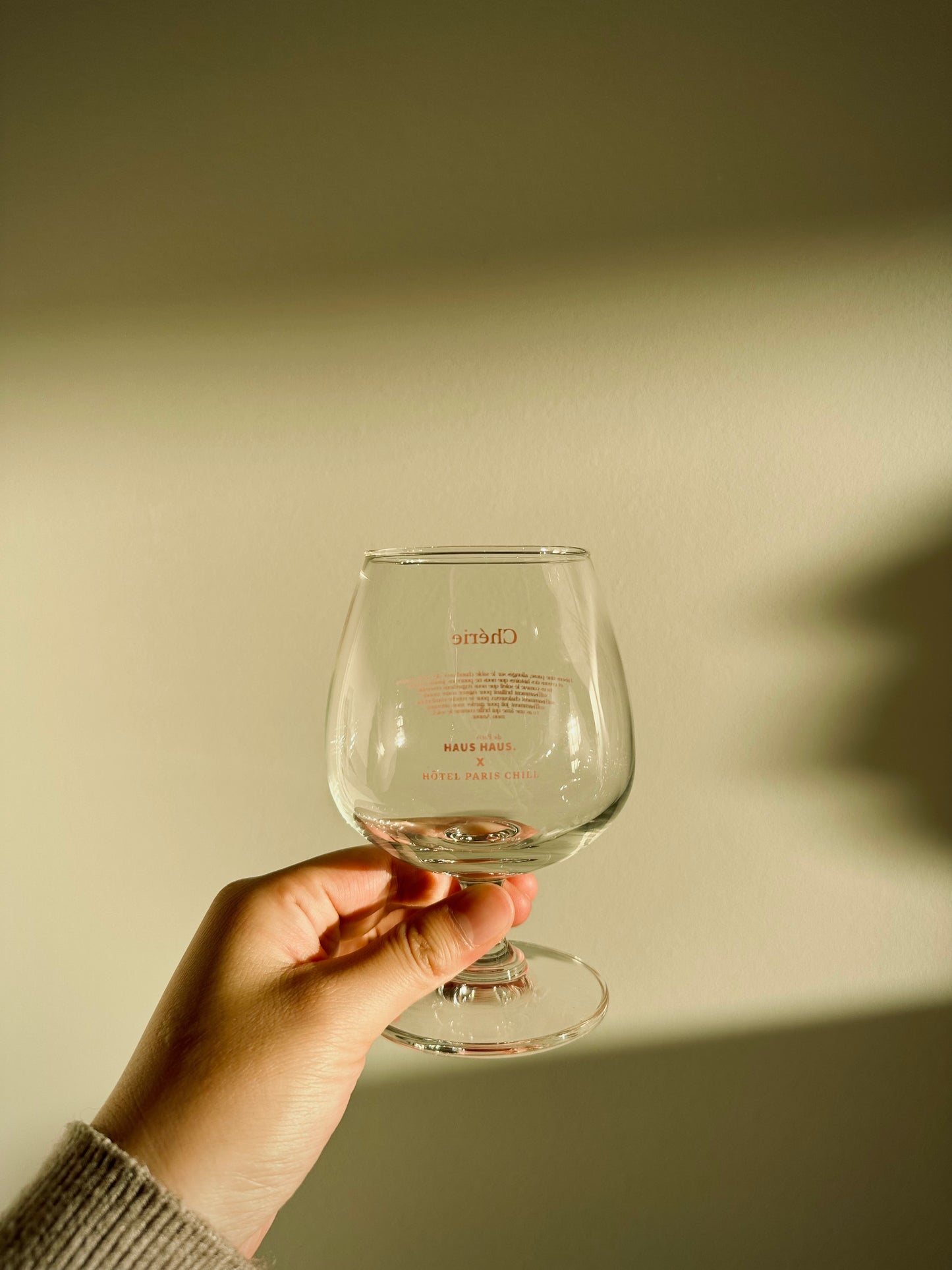 Haus Haus x Hôtel827 Chèrie Wine Glass (Pink)